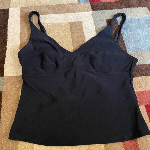 Lands end black tank top